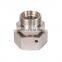 High Quality Custom Connector Fitting Bulkhead Type Copper Connector Straight Fitting L42