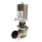 Sanitary Weld Stainless Steel Elbow Pneumatic Tank Bottom Valve