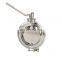DN400 Sanitary Stainless Steel Welded Ends Powder Butterfly Valve