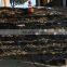 Black portoro marble base marble boulding border