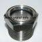 male NPT 1 inch stainless steel 304 oil level sight glass liquid level gauge