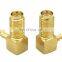 Material de soldadura negativa SMA female right angle 90 degree rectangular para cables rg178 rg1.13 rg1.37 rg1.32 RG174