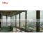 super seal panoramic aluminum framed folding door folding plexiglass exterior door  3mm tempered glass