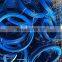 factory wholesale cable pulling tool blue orange hand fish tape fiber wire puller
