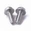 M5 x 10mm Flanged Hex Head Bolts Flange Hexagon Screws Stainless Steel 18-8
