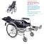 Wheelchair can be adjusted 90-180 ° for lying flat wheelchair