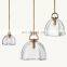 Nordic Luxury Modern Design Lustre Hanging Lighting LED Glass Chandelier Kitchen Pendant Light for Home Office Decor