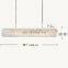 Modern Industrial Style Rivet Crystal Piece Chandelier Lighting Fixture for Living Room Kitchen Island Dining Room Foyer Lobby