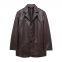 New style women's clothing - European style fashion, simple and elegant, with a touch of old money style leather jacket and blazer.