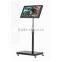 27" lcd usb flash drive lcd digital signage display Standing LCD Iphone Design Advertising Display Kiosk Media Playerstanding