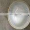 Ceramic factory mount under counter washing smooth bathroom sink