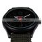Men's Military Black Dial Green Fabric Strap Date Sport Army Watch MR052