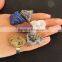 RG1082 Fashion Titanium Crystal Quartz Nugget Druzy Adjustable Rings
