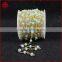 Blue Jade Quartz Chalcedony Stone Beaded Chains For Necklace-Free Shipping