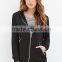 bulk plain black zipper blank hoodies wholesale for women