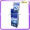 China daily free newspaper dump bin for placement in the metro cardboard display stand