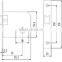 brass latch handle operated door lock