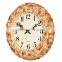 Eco-friendly Home Decor Large Rattan Design Polyresin Custom Wall Clock