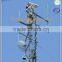 telecommunication steel monopole antenna tower