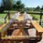 outdoor wooden garden treasures patio table