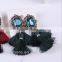 New Fashion Jewelry Hot Sale Crystal Vintage Tassel Statement Bib Earrings Factory Price
