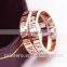 2016 New Pattern Roman Number Finger Rings Stainless Steel Fashion Jewelry Brand Rose Gold For Women