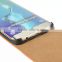 slim leather case with colorful PU protective case for Samsung Galaxy S6 edge plus