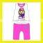 2016 Hot Sell Product Bros Baby Rinne 100% Cotton Purple For Children Two Pieces Per Set