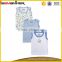 Selling assorted color breathable summer design 100% cotton baby top