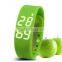 W2 Wristband Smart USB Watch Bracelet LED Wrist Band Waterproof for Samsung iPhone IOS Android