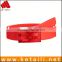 Hot Sale Fashion Colorful Eco-friendly Beautiful Design Silicone Rubber Belt With Plastic Buckle