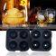 food safety silicone square cocktail ice cube tray , ice cube maker