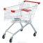 Popular sell cheap wire metal shopping trolley price with high quality