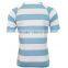 Stripe custom rugby jersey with tackle twill