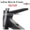 High-end 700c road bike frame BSA/BB30/PF30 v-brake cyclocross carbon frame Supplier's Choice