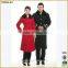 custom warm high-end hotel winter security guard uniform etiquette reception overcoat