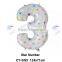 New Design 40Inch Star Number Balloon Helium Foil Balloon