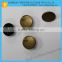 China custom antique copper jeans button