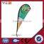 Street Display Aluminum Tear Drop Banner