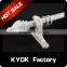 KYOK windows decorative luxury white curtain rod,factory wholesale double pole curtain rods