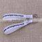 White bracelet keychain/silicone pvc keychain with printing logo promotion