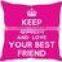 Indian Pillow Case Digital print Multicolor message Cushion Cover