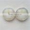 Wholesalers white plastic round handicraft wholesale button