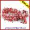 Hot sale 2015 star decorated handmade yellow mylar tinsel