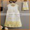 2016 new girls summer dress design trade hand embroidered lace dress one generation