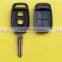 Uncut 2 button remote car key blank for Chevrolet Captiva
