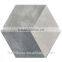 EMBOSS 100*200*175mm grey color hexagon tile porcelain mosaic floor tile