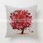 HOME-GJ Cotton Linen Decorative Throw Pillow Cushion Covers Pillowcase Shell Green Tree Printing 18" X 18"