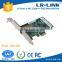 LREC6220PF Hot Sales PCIe 1000Base-SX/LX SFP connector Network Interface Card Intel 82575 Chipset