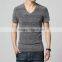 Cheap Plain blank V Neck T Shirts Mens